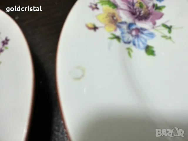 Стар български порцелан чинии , снимка 7 - Антикварни и старинни предмети - 48936179