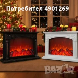 Празнични LED светлини топка с  10 топки в бяла студена и бяла топла светлина SD8