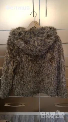 Мекично и Топло Палтенце с Косъм Atmosphere Leopard / Леопардов Десен  , снимка 5 - Якета - 50150111