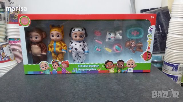 Комплект кукли Кокомелън с домашни любимци и аксесоари в кутия - 12720, снимка 2 - Фигурки - 39087507
