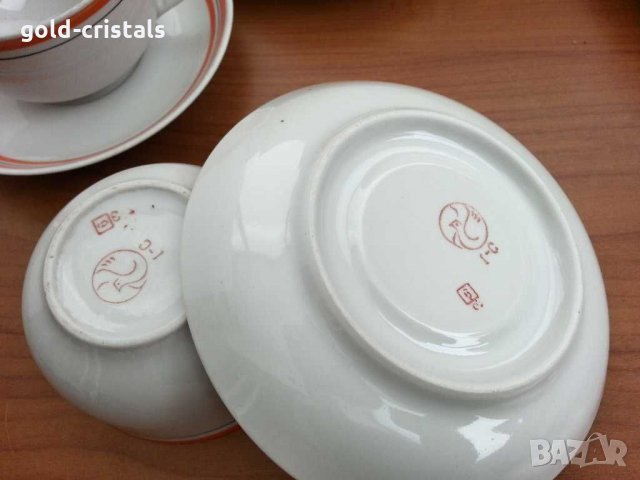  руски порцеланов сервиз чаши за чай , снимка 7 - Сервизи - 31881727