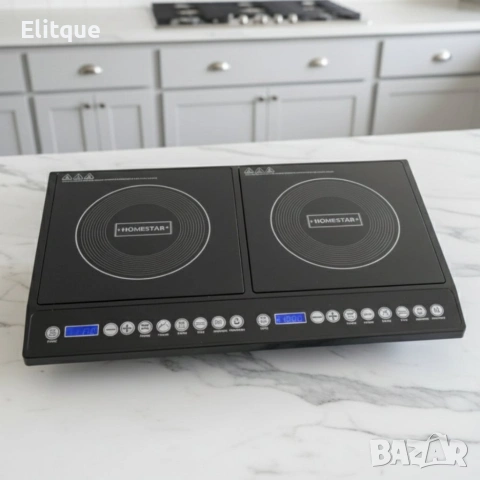 Двоен индукционен котлон Home Star HS-IND2002, снимка 6 - Котлони - 53005858