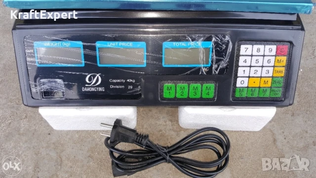 Електронен кантар до 40кг, снимка 2 - Везни - 50562748