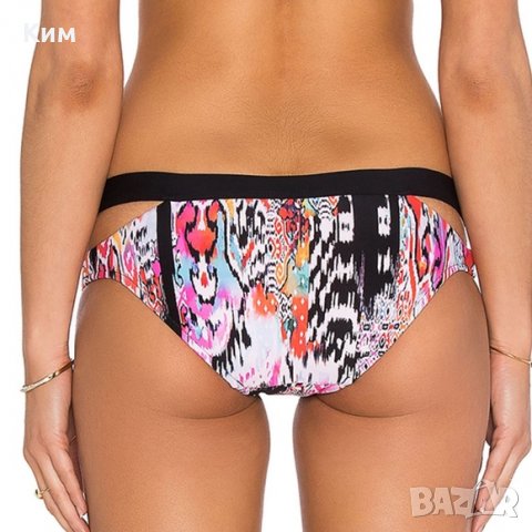 Бански бикини пъстри с изрязани елементи, снимка 3 - Бански костюми - 29292386
