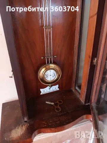 швейцарски стар стени часовник, снимка 3 - Стенни часовници - 47493573