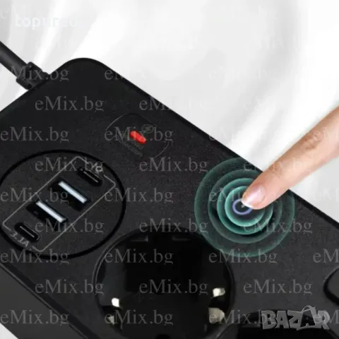 Интелигентен разклонител с USB и Type-C, снимка 3 - Други - 48417599