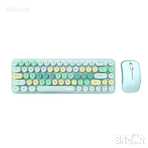 Комплект безжична клавиатура и мишка MOFII Bean, снимка 4 - Клавиатури и мишки - 55801366