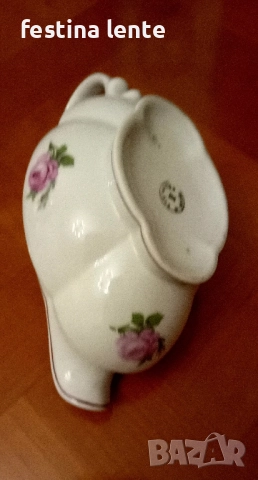 Порцеланова сосиера, снимка 8 - Антикварни и старинни предмети - 52585543