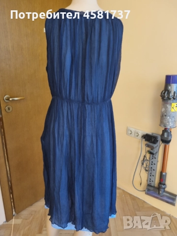 Копринена рокля Stefanel, размер L, снимка 6 - Рокли - 51976668