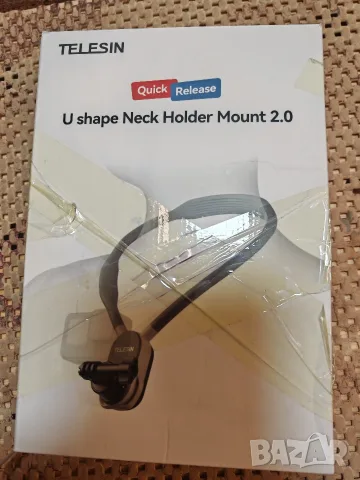 TELESIN Quick Release U-Shape Neck Holder Mount 2.0, екшън камера 