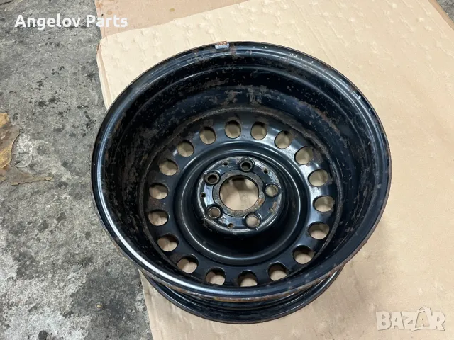 Метална джанта 15 цола за Mercedes W124 , снимка 5 - Гуми и джанти - 48687459