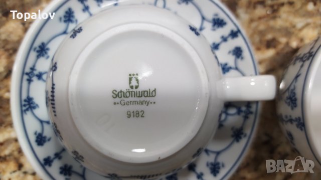 Сервиз за кафе на Schonwald, Germany, снимка 2 - Антикварни и старинни предмети - 40145006