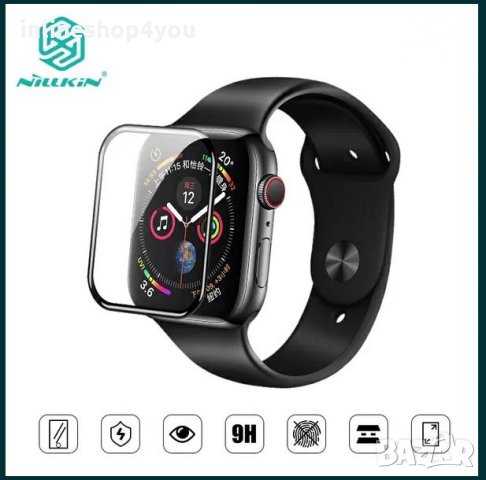 3D Протектор за Apple Watch iWatch 4 5 6 SE 40mm 44mm / Nano, снимка 5 - Фолия, протектори - 31777722