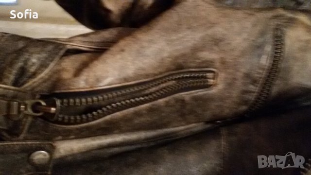 Дамско рокерско яке ест.кожа - М/Л размер  , снимка 9 - Якета - 30207922