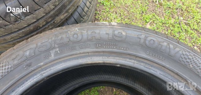 CONTINENTAL SporT ContacT 2 | 275 / 40 / R19, снимка 3 - Гуми и джанти - 44622755