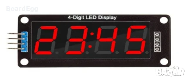 4-Цифрен 7-Сегментен LED Дисплей Модул