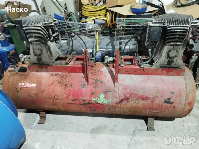 бутилка за въздух, ресивър 500 литра с компресор 
