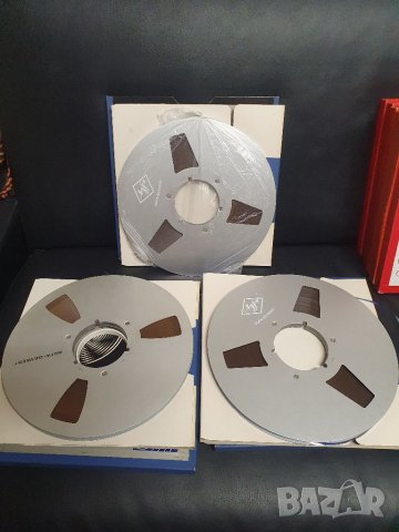 26,5см 10,5" алуминиева магнетофонна ролка AGFA Proffesional PEM 468 50 микрона В отлично състояние., снимка 7 - Декове - 40403483