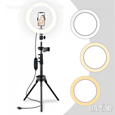 Лампа за селфи без стойка, снимка 3 - Селфи стикове, аксесоари - 40112414