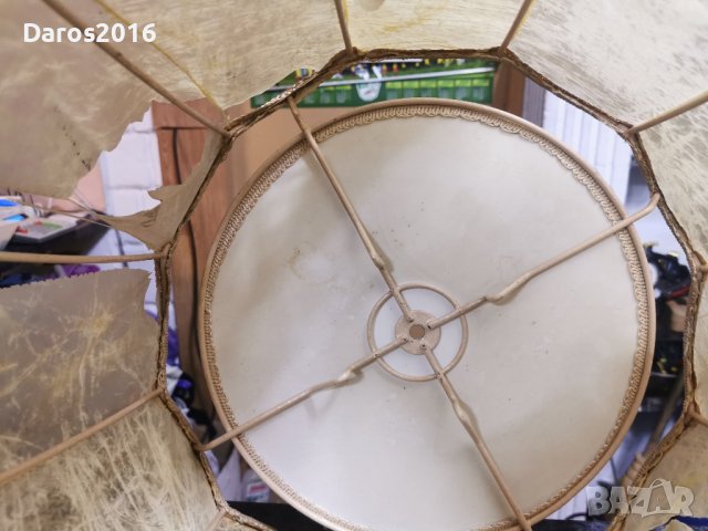 Стар абажур/свинска кожа за реставрация , снимка 7 - Антикварни и старинни предмети - 42532368