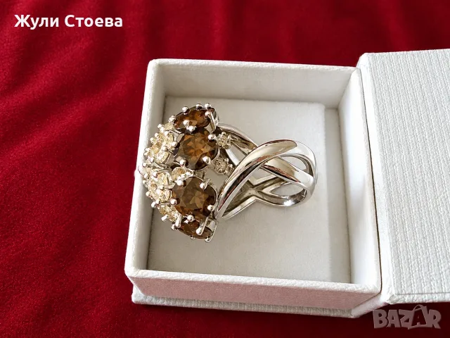 Нов сребърен пръстен, снимка 7 - Пръстени - 56243451