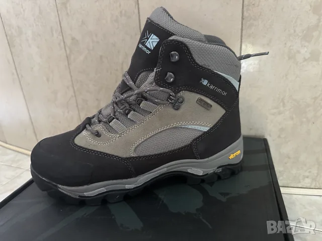 Чисто нови висок клас туристически обувки Karrimor Ksb Tour II L eVent (Vibram), размер 39, снимка 2 - Други спортове - 56068293