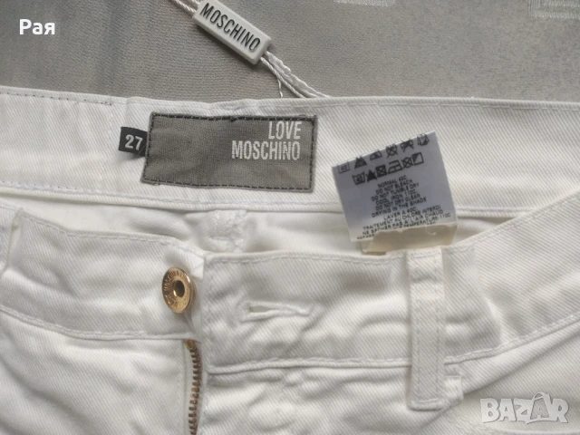 Дамски 7/8 дънки moschino love, снимка 4 - Дънки - 50778355