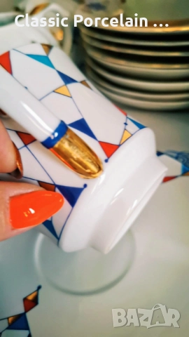 ЧАШИ „КАЛЕЙДОСКОП“ – ИФЗ (САНКТ-ПЕТЕРБУРГ), снимка 5 - Сервизи - 51837835