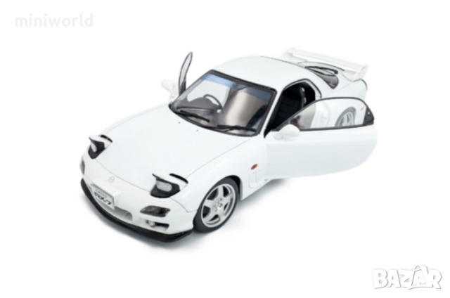 Mazda RX-7 FD3RS 1999 - мащаб 1:18 на Solido моделът е нов в кутия, снимка 7 - Колекции - 52152929