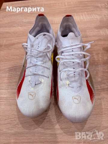 Футболни обувки Puma Ultra 5 Ultimate Senna FG - Бяла, снимка 10 - Футбол - 52352781