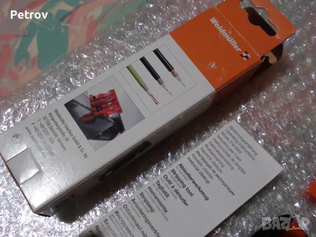 Weidmüller CST - Made in Germany - ЧИСТО НОВ Profi Инструмент за изолиране на koax./data кабели !!!!, снимка 13 - Клещи - 47972975