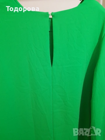 Рокля в пролетно зелено № Л- ХЛ, снимка 6 - Рокли - 54029853
