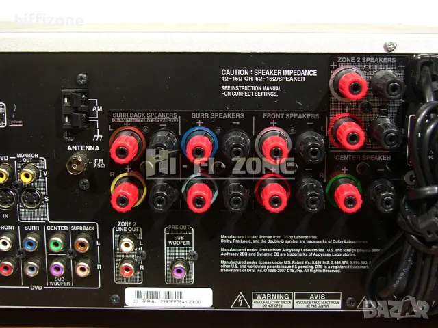 Ресивър  Onkyo tx-sr606 , снимка 8 - Ресийвъри, усилватели, смесителни пултове - 47972033