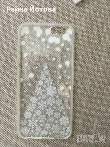 Чисто нов прозрачен кейс за Iphone 6s с коледни мотиви, снимка 3 - Калъфи, кейсове - 37340767