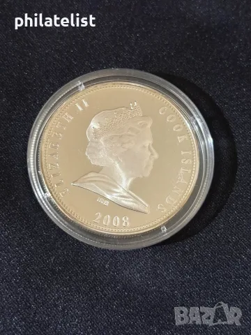 Острови Кук 2008 - 10 долара - Олимпийски игри Ванкувър 2008 година 1 OZ, снимка 3 - Нумизматика и бонистика - 55942332
