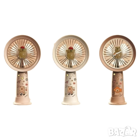 Мини вентилатор с анимационен дизайн – идеалният аксесоар за лятото!