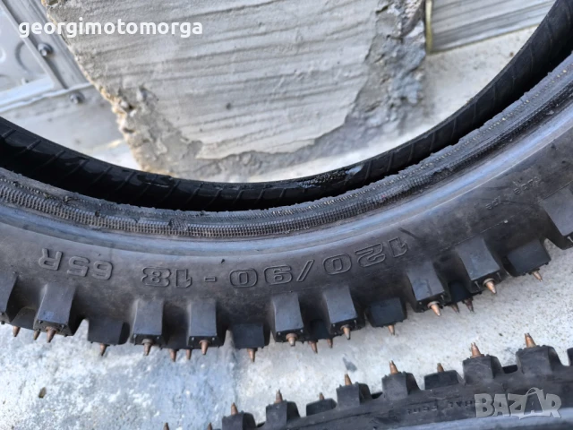 Гуми с шипове 18/21 300 лв, снимка 5 - Мотоциклети и мототехника - 51304660
