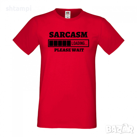 Мъжка тениска Sarcasm Loading,Loading,Please wait,батерия,Изненада,Подарък, снимка 4 - Тениски - 36419531