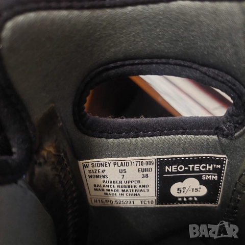 Ботуши Bogs Sidney Lace Plaid номер 38 гумени за дъжд и сняг , снимка 6 - Дамски ботуши - 52498055