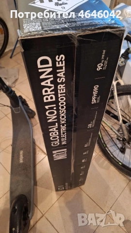 Електрическа тротинетка Segway Ninebot E2, снимка 8 - Други спортове - 52348329