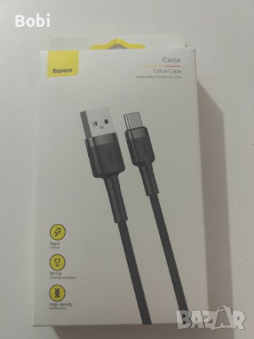 Baseus кабел за бързо зареждане за устройства с USB-C порт 3 Метра, снимка 2 - USB кабели - 42923637