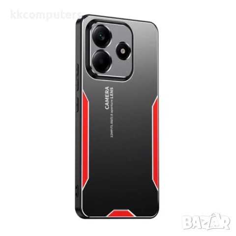 Xiaomi Redmi Note 14 5G TPU Hybrid Metal Удароустойчив Калъф и Протектор, снимка 4 - Калъфи, кейсове - 50904142
