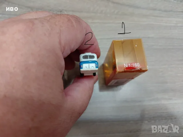 Количка "Ферари" и автобус "Икарус" в мащаб N 1:160, снимка 4 - Колекции - 56167178