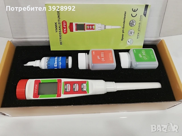 Цифров рН метър YINMIK, снимка 4 - Друга електроника - 53294641