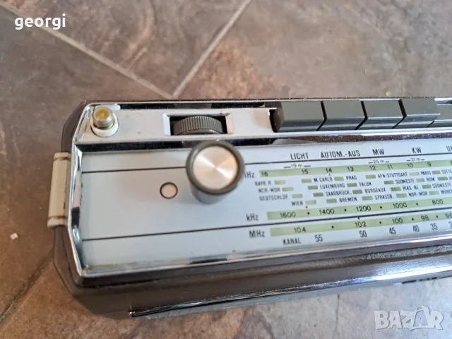 ретро радио транзистор Graetz Page    8/3, снимка 7 - Радиокасетофони, транзистори - 50410267