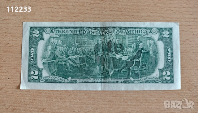 2 долара САЩ, снимка 2 - Нумизматика и бонистика - 51906776