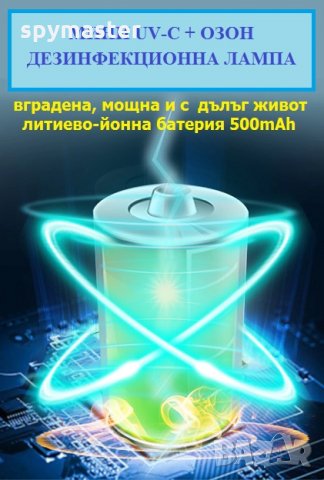 Мини UV-C + ОЗОН Дезинфекционна Лампа - Разпродажба със 70% Намаление , снимка 13 - Друга електроника - 29877490