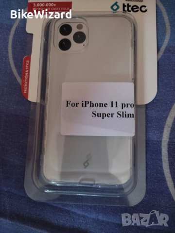 Калъф ttec - SuperSlim, за iPhone 11 Pro, прозрачен НОВ