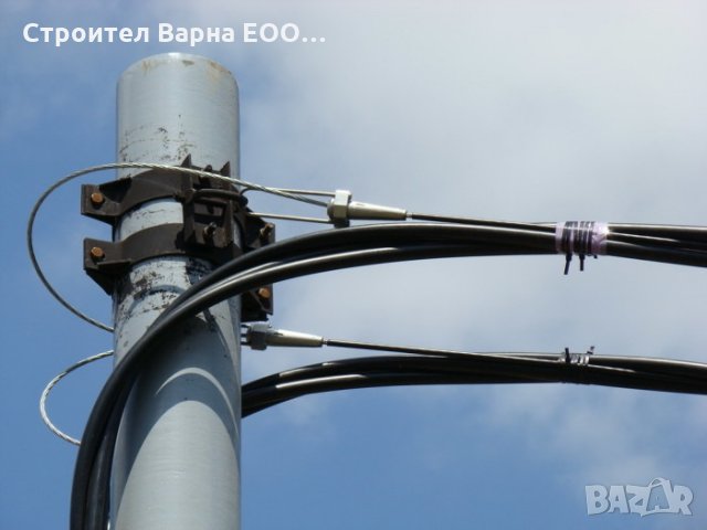 ИЗПРАВЯНЕ на Стълбове -Опъване на КАБЕЛ -въздушни кабелни Линии -Изграждане на Електропроводни линии, снимка 2 - Електро услуги - 30733597