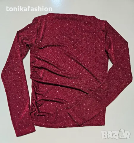 Блуза с камъчета , снимка 3 - Блузи с дълъг ръкав и пуловери - 48613655